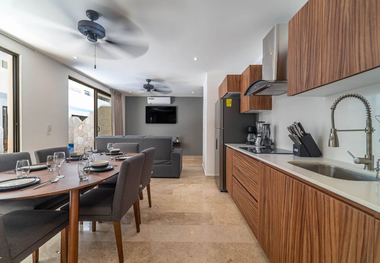 Apartamento en Tulum - Parques Zama 104 T1