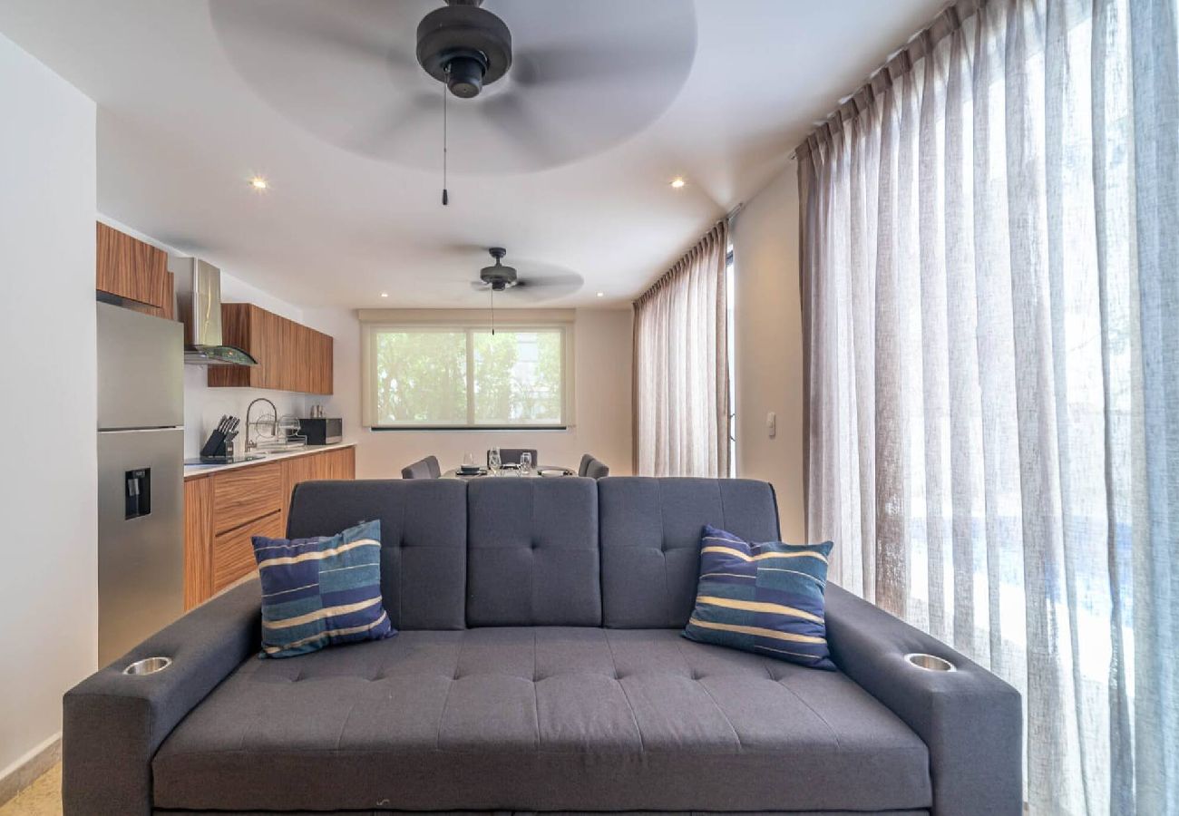 Apartamento en Tulum - Parques Zama 104 T1