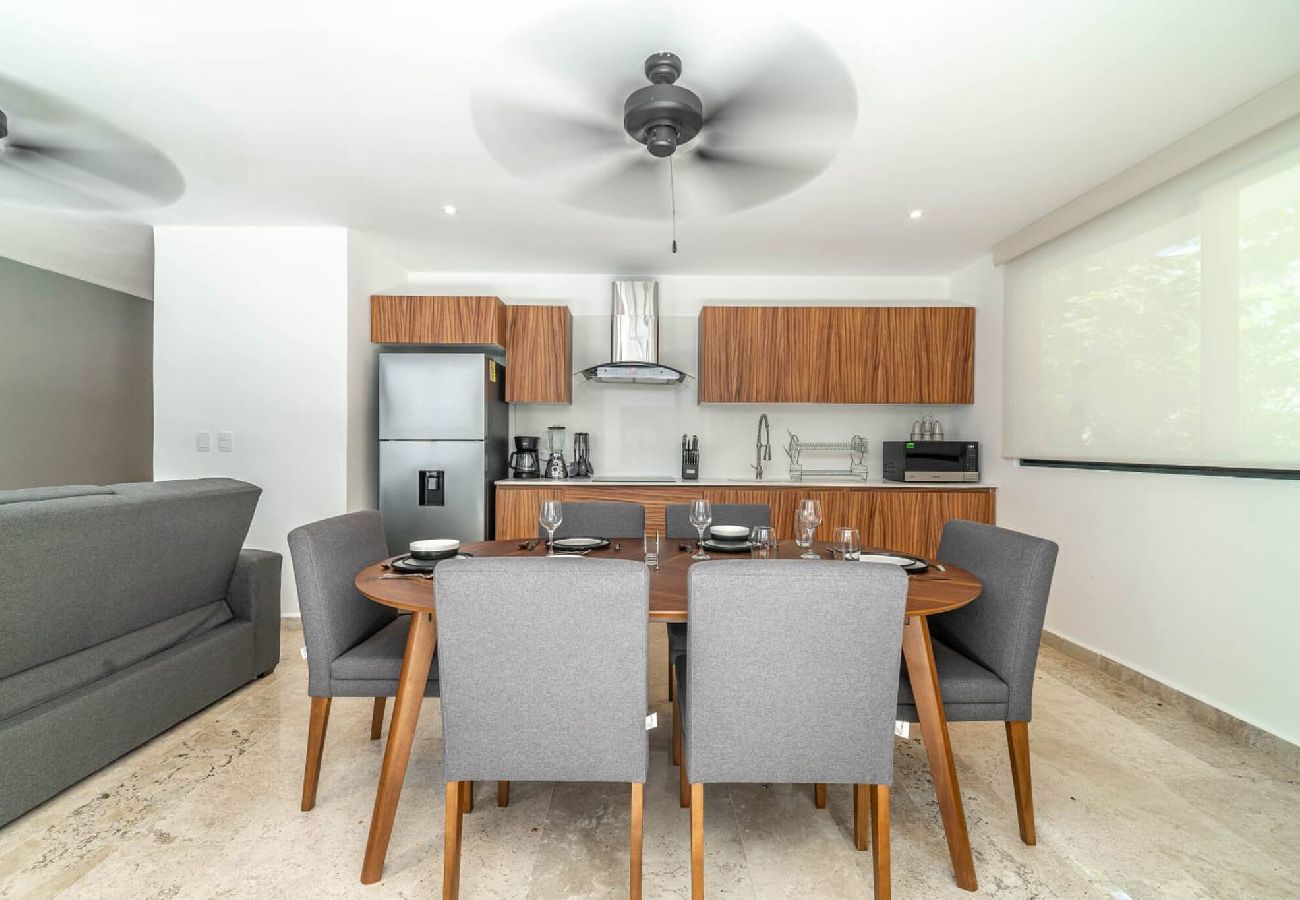 Apartamento en Tulum - Parques Zama 104 T1