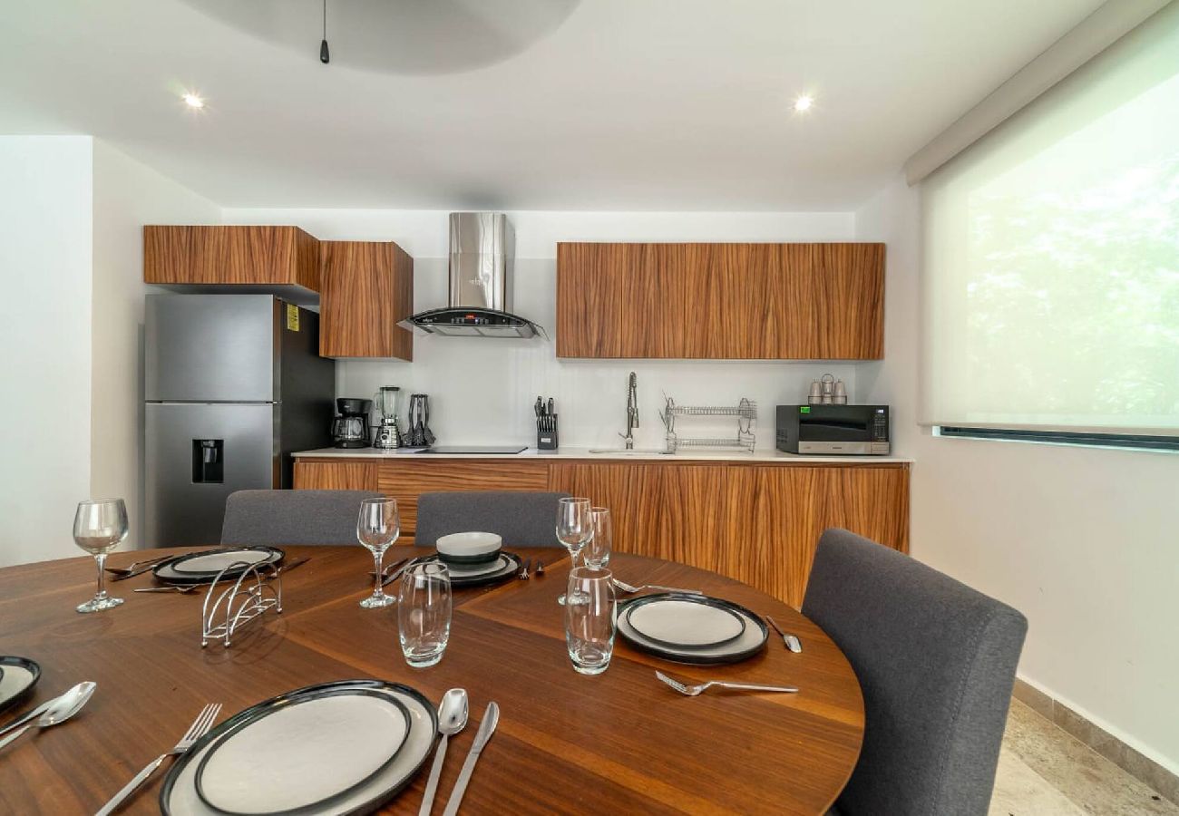 Apartamento en Tulum - Parques Zama 104 T1