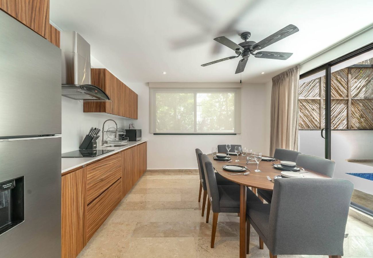 Apartamento en Tulum - Parques Zama 104 T1