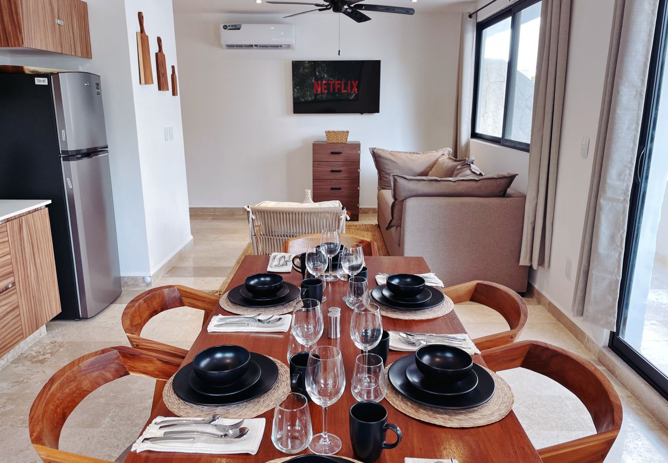 Apartamento en Tulum - Parques Zama 209 T2